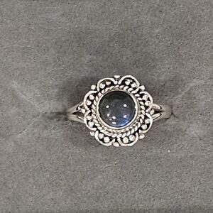 Sterling Silver Labradorite Gemstone Ring 7